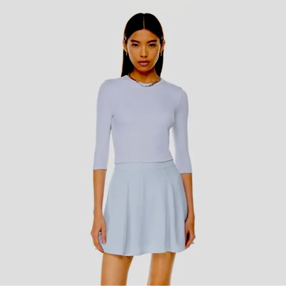 Aritzia Sunday Best Bliss 3/4 Sleeve T-Shirt Dusk Blue